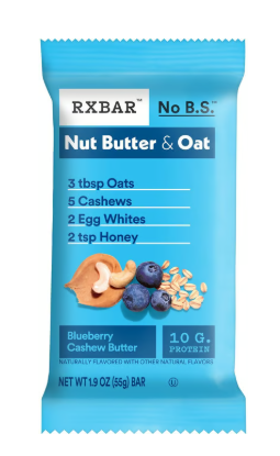 RXBAR Nut Butter & Oat Blueberry Cashew Protein Bar 12ct